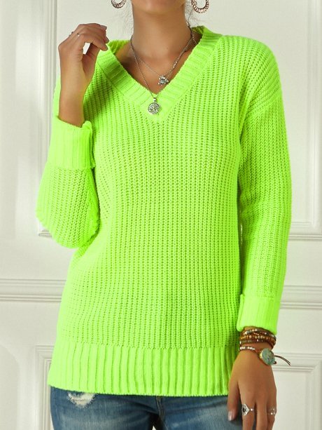 Long Sleeve Casual Women Sweater S194- Fabulory