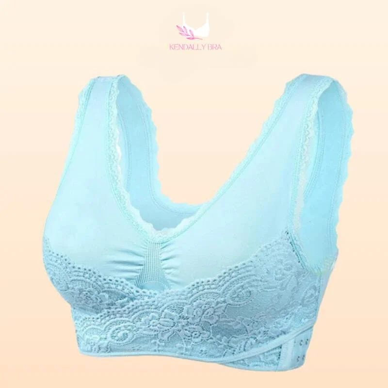 LAST DAY SALE 70% &ndash; Comfy Corset Bra Front Cross Side Buckle Lace Bras