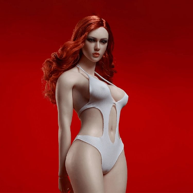 Super-Flexible Female Seamless 1/6 Scale Pale Large Bust Body (S42)