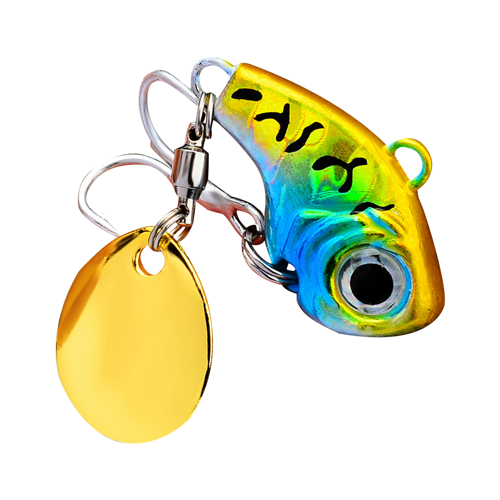 

20g Rotating Hard Metal VIB Bait Hard Spinner Fishing Lure with Treble Hook, 501 Original