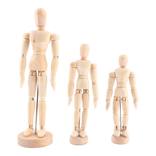 pornhint Pornhint 4.5 5.5 8 inch NEW Artist Movable Limbs Male Wooden Toy Figure Model Mannequin bjd Art Sketch Draw Action Toy Figures