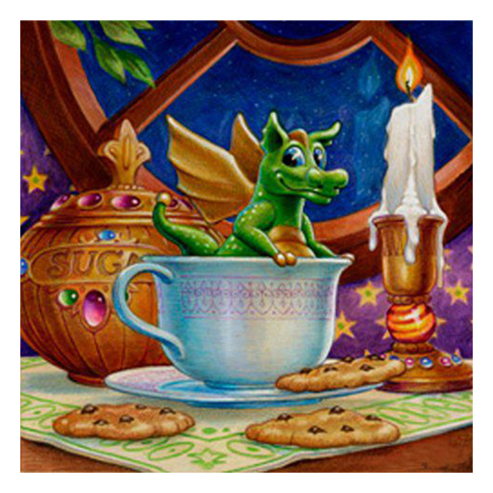 

Dinosaur - Round Drill Diamond Painting - 30*30CM, 501 Original
