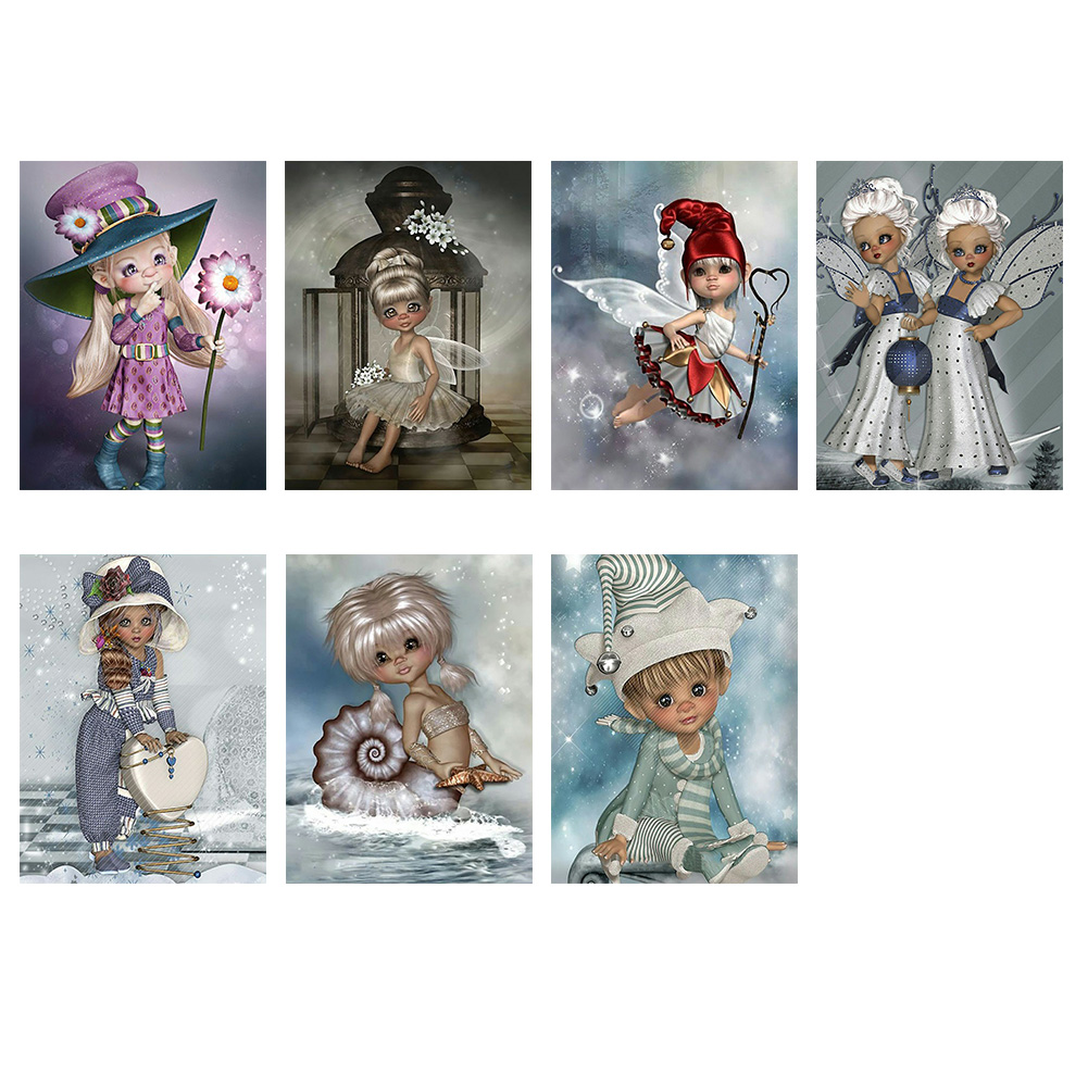 Fairy Girl - Round Drill Diamond Painting - 40*50CM