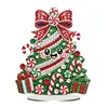 Ice Cream Xmas Tree Special Shaped 2D Flat DIY Diamond Painting Ornament