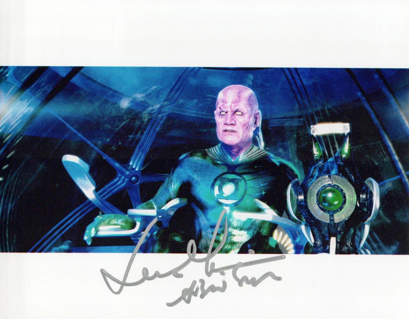 Temuera Morrison Green Lantern autographed Photo Poster painting signed 8x10 #3 wrote Abin Sur