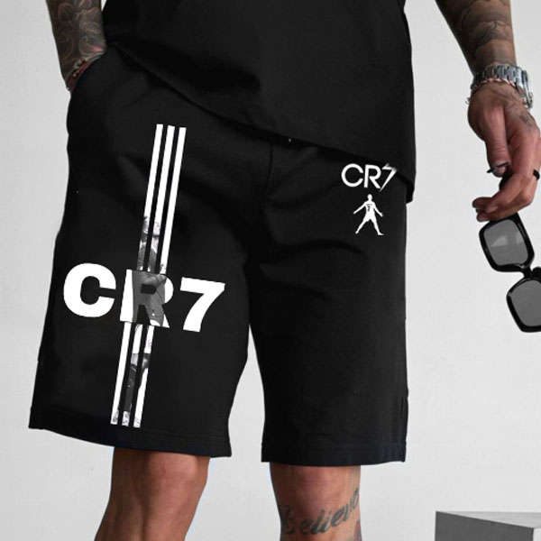 Sports Casual Football Legend Star Logo Print Casual Shorts / TECHWEAR CLUB / Techwear