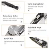 3/8 Inch Air Belt Sander 10mm Pneumatic Belt Grinder with 10 Pcs Sanding Belts