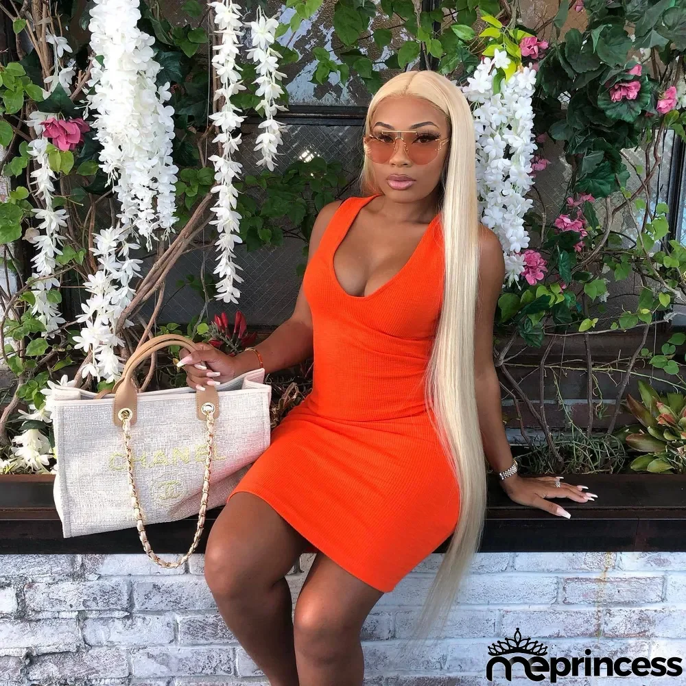 Women's Fashion Sexy Sleeveless Dress