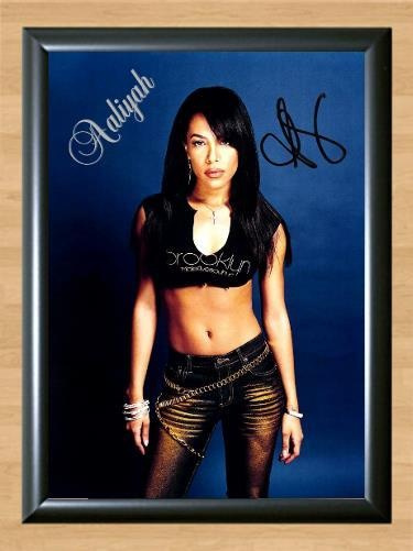 Aaliyah One In A Million Signed Autographed Photo Poster painting Poster Print Memorabilia A4 Size