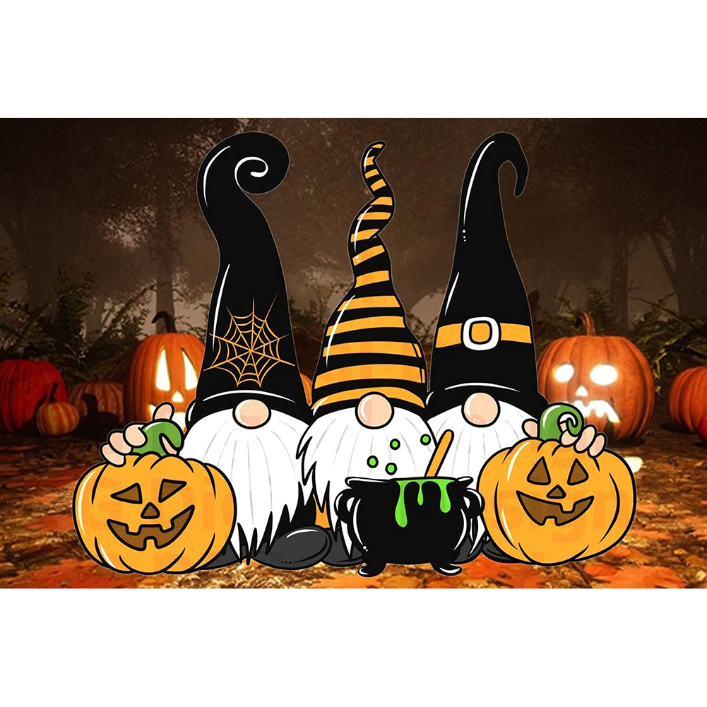 

Halloween Gnome - Round Drill Diamond Painting - 50*35CM, 501 Original