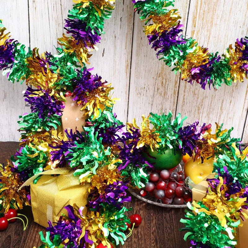 Mardi Gras Elegant Minimalist Multicolor Plastic Holiday Party Hanging Ornaments Three-dimensional (3D) Party Supplies Decorations 1 Piece4