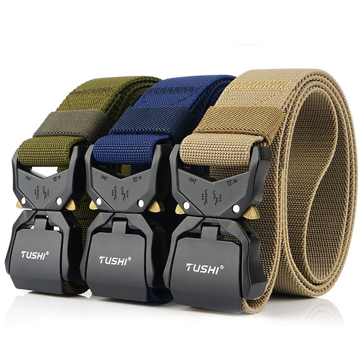 Unisex Vintage Outdoor Buckle Tactical Multi-Function Workwear Outdoor Belt