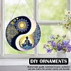 (US Local)Acrylic Diamond Painting Hanging Pendant Diamond Art Window Pendants (B)