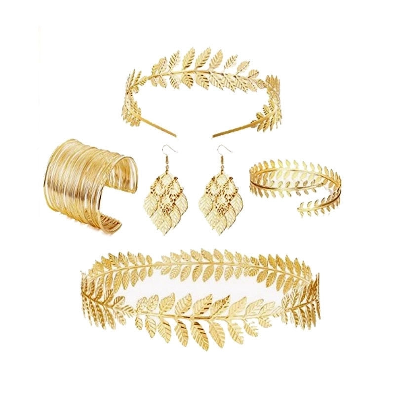 Jewelry    Wind Retro Personality Leaves Bracelet Arm Ring Hoop