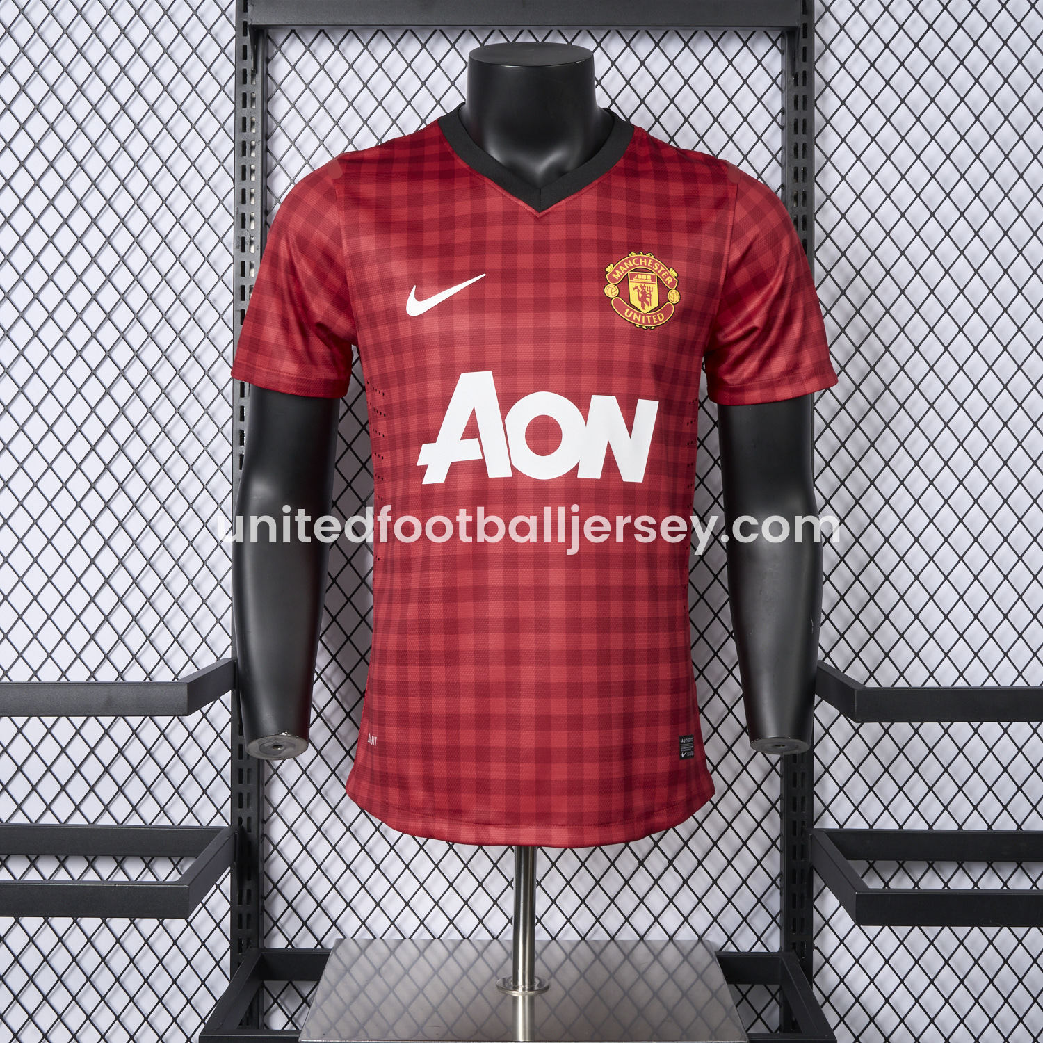 Retro Manchester United 2012-13 Home Jersey - Player Version