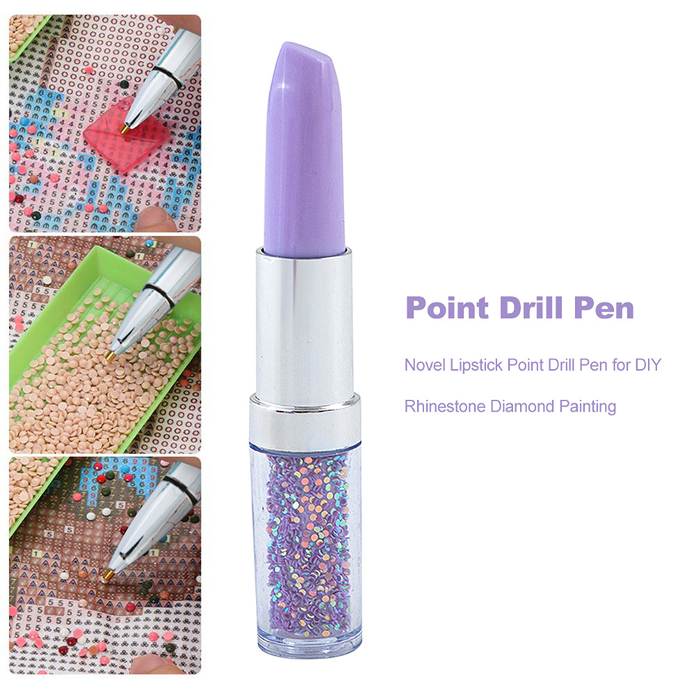 

Novel Lipstick Point Drill Pen (Purple), 501 Original