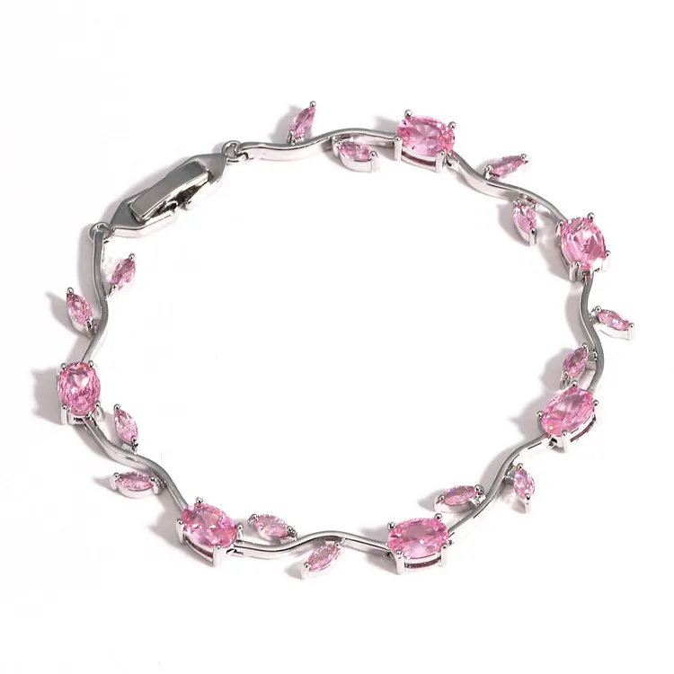 Sweet Tulip Flower Bracelet/Ring/Earrings/Necklace Set