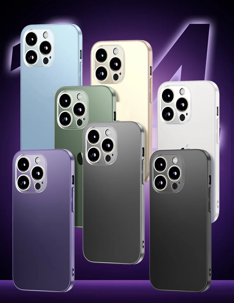 Hard shell with lens protection all-in-one iPhone case
