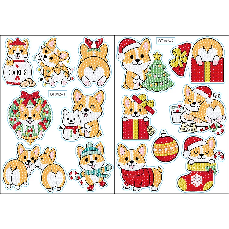 2pcs Craft Stickers Crafts Art Creative Cute Greeting Card for Childer Toy Gifts gbfke