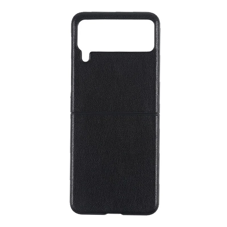 Plain Weave Plain Leather Case for Samsung Galaxy Z Flip 4 3 Cover Anti-knock luxury PC Cases for Flip3 Flip4 Flip 3