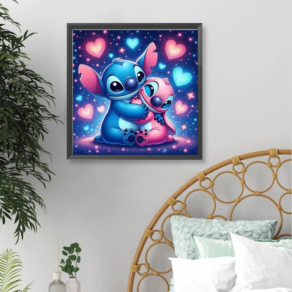 Diamond Painting - Full Round Drill - Lilo & Stitch(Canvas|40*40cm)