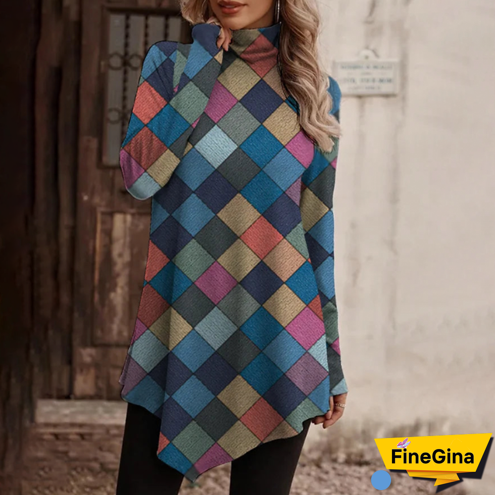 Special Long Sleeve Print Top