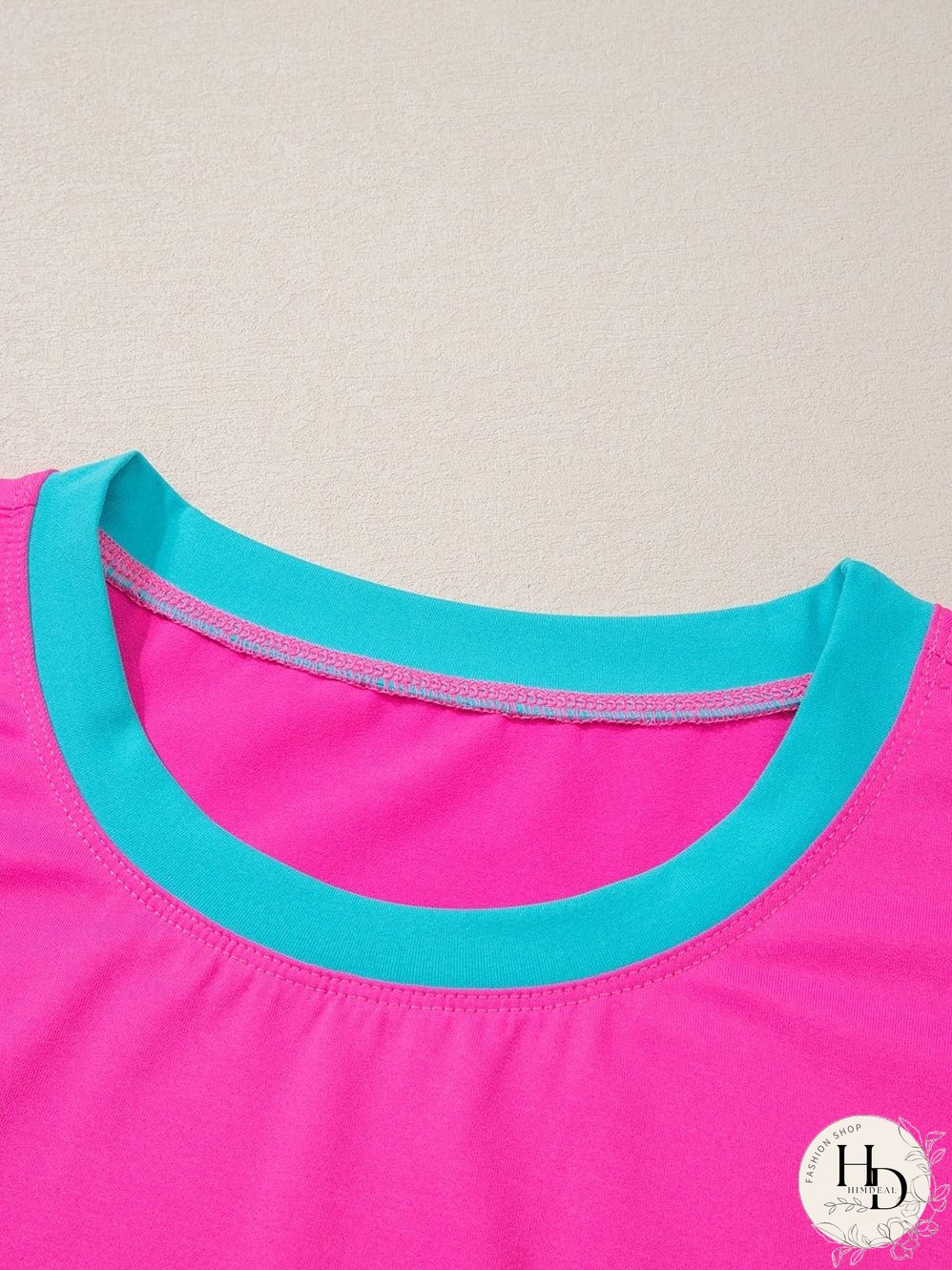 Summery Colorblock Set with Cap Sleeves