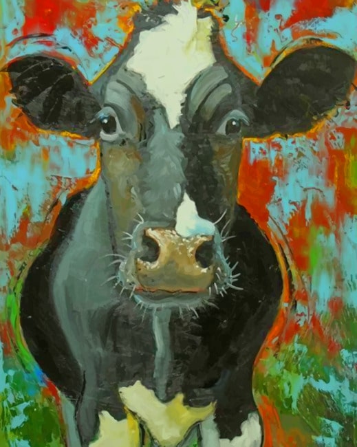 

Vintage Cow – Paint By Numbers - 40*50CM, 501 Original