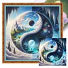 (Multi-Style) Tai Chi-11CT Stamped Cross Stitch 40*40cm/15.75*15.75in