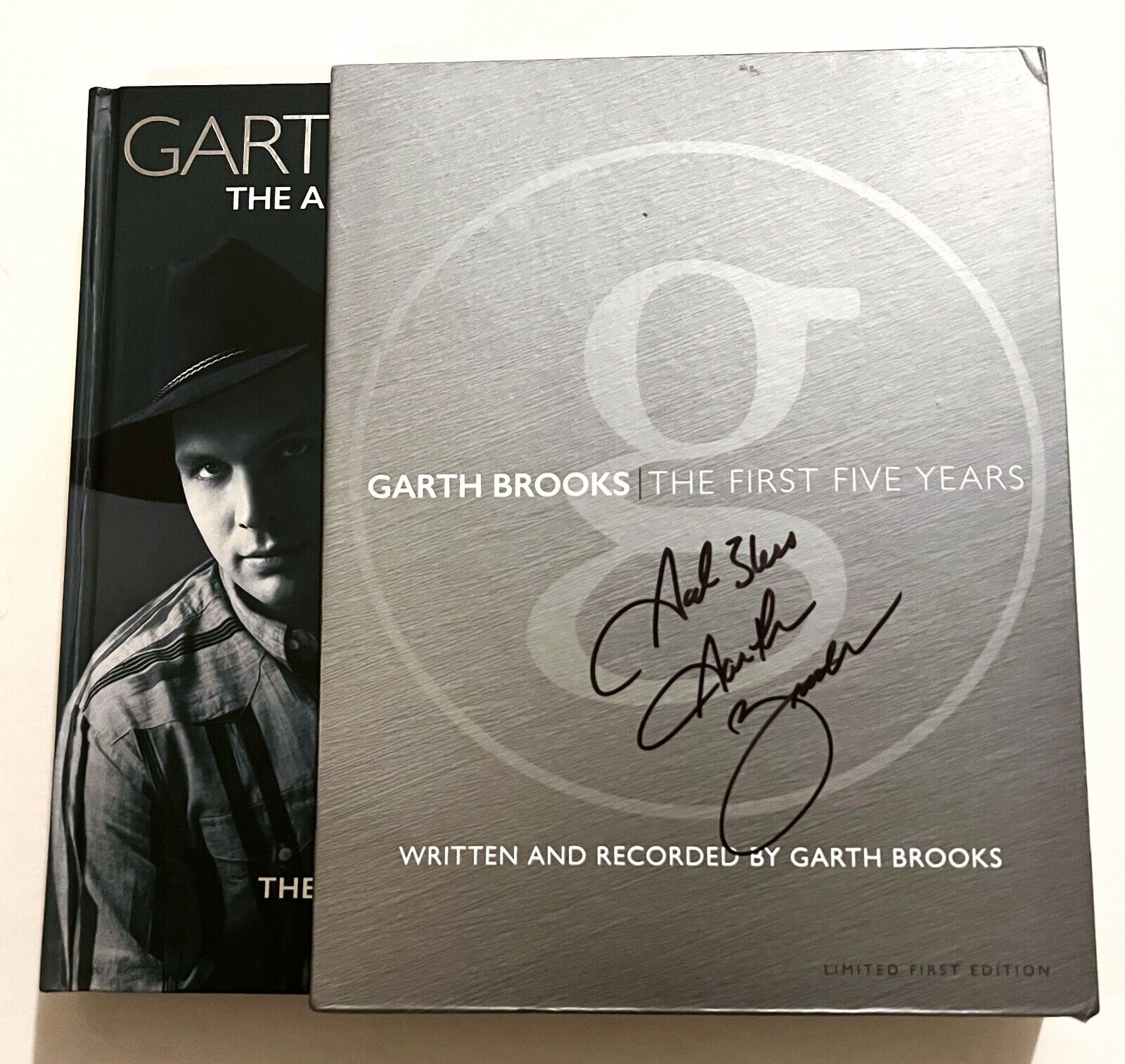 Garth Brooks REAL hand SIGNED Anthology First Five Years Book + 5 CD set JSA COA