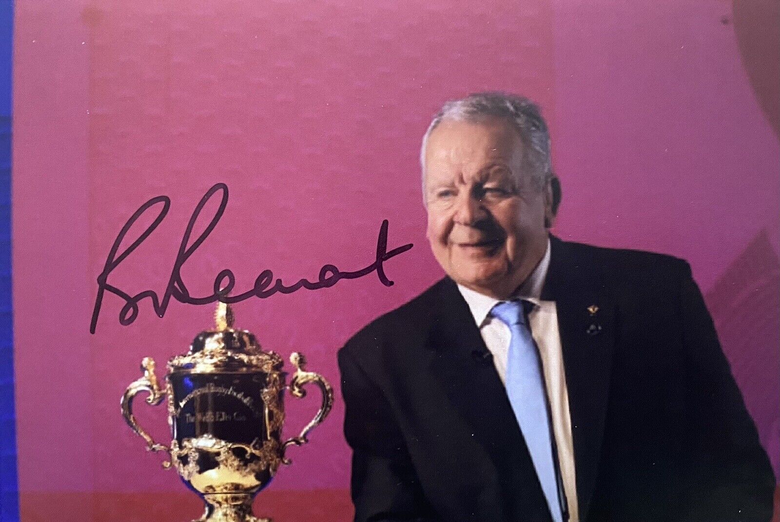 Bill Beaumont Genuine Hand Signed Rugby 6X4 Photo Poster painting 2