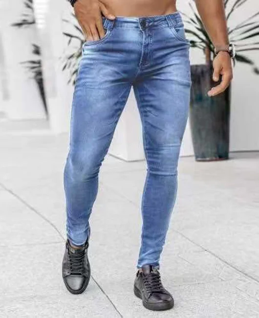 Casual Denim High Rise Slim Fit Stretch Jeans 