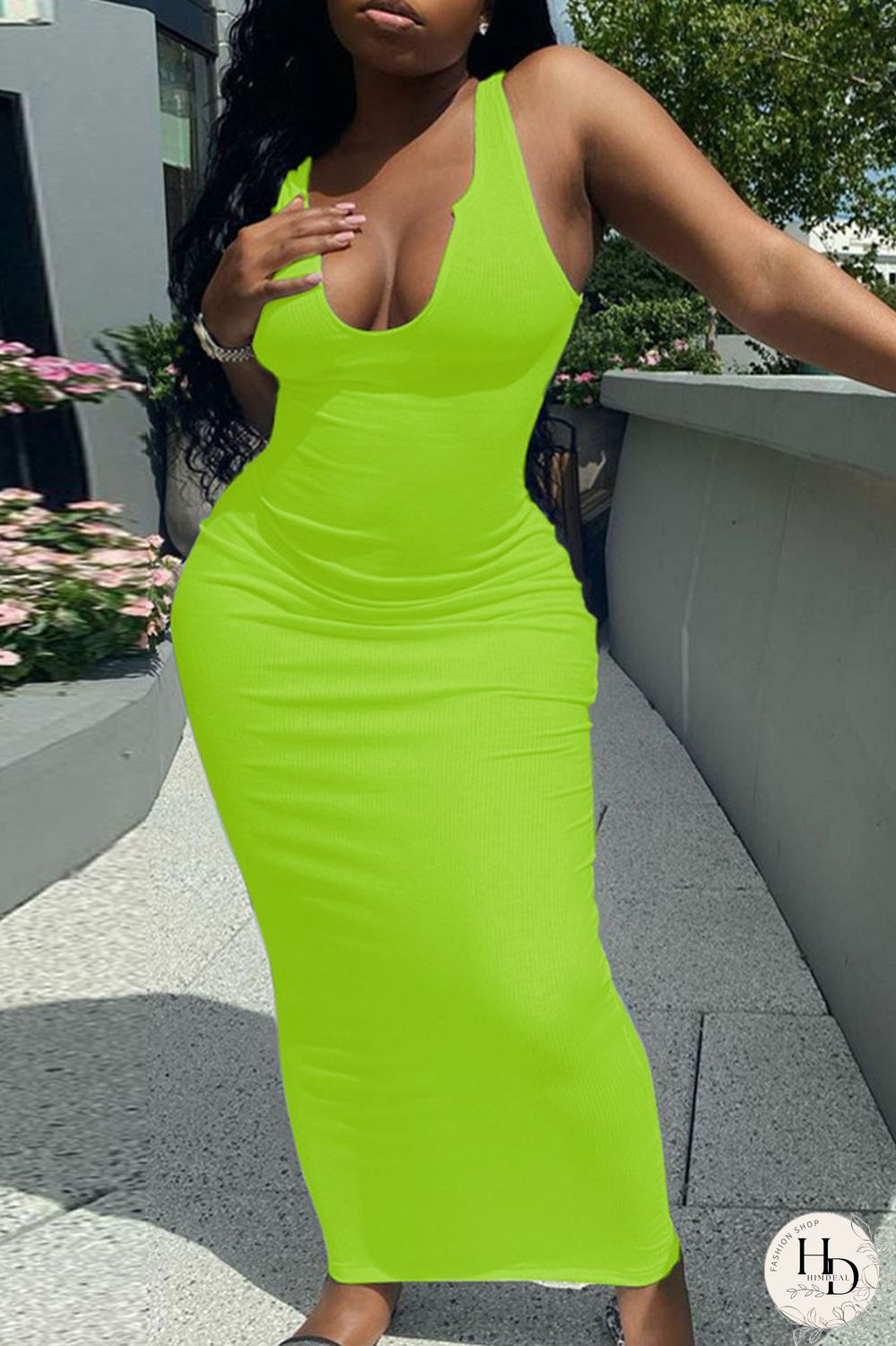 Light Purple Casual Daily Solid Split Joint V Neck A Line Dresses