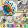 DIY Glass Mosaic Tiles Crafts Kits Handmade Multifuntional Alarm Clock Home Decor Gifts