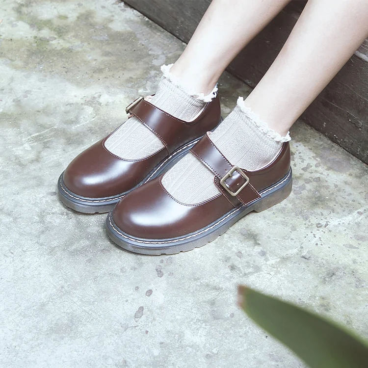 Kawaii Harajuku Mary Jane School Uniform Shoes