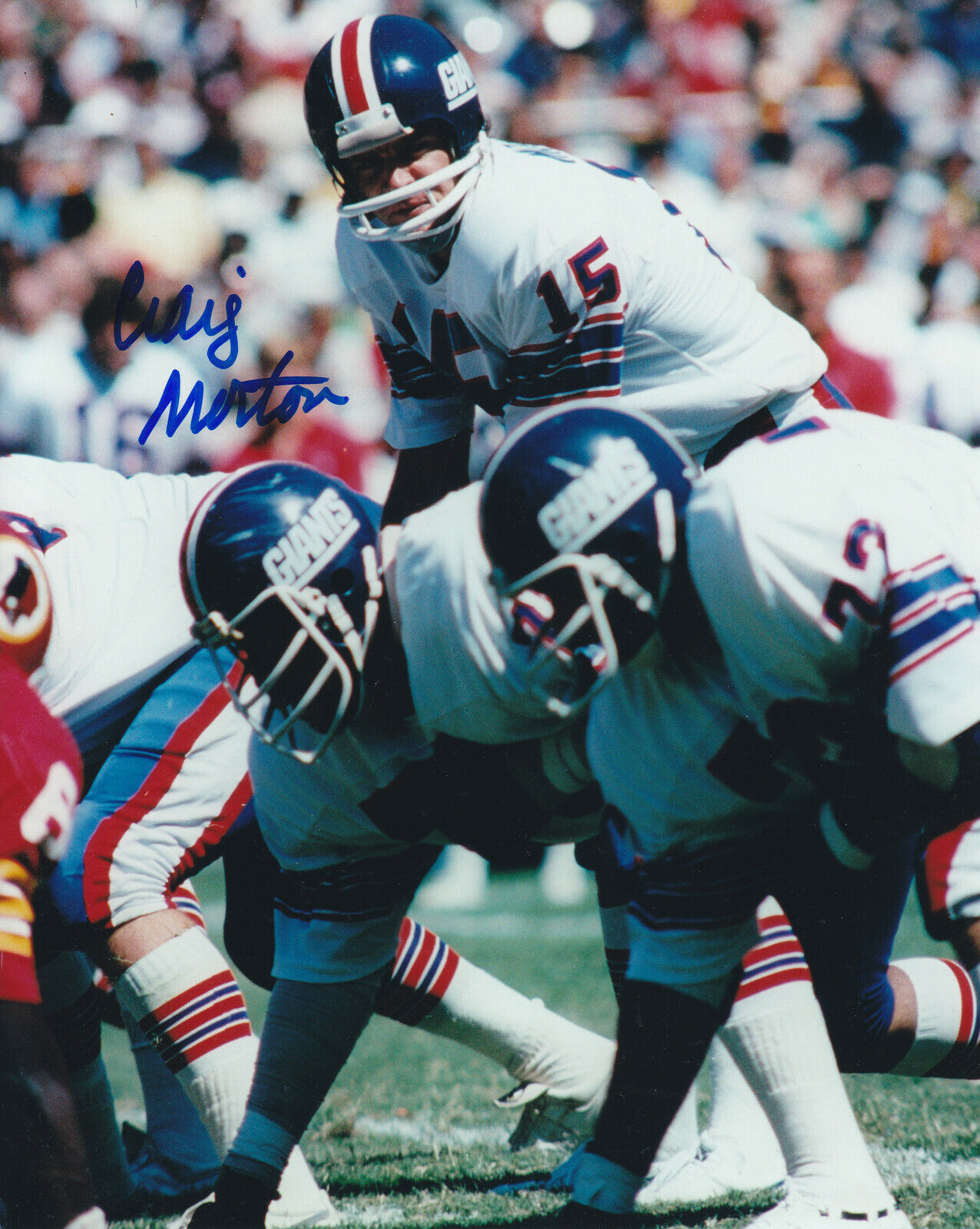 Craig Morton #0 8x10 Photo Poster painting Signed w/ COA New York Giants 031719