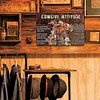 Cowgirl Attitude - Vintage Metal Signs - 20*30cm/30*40cm - Western