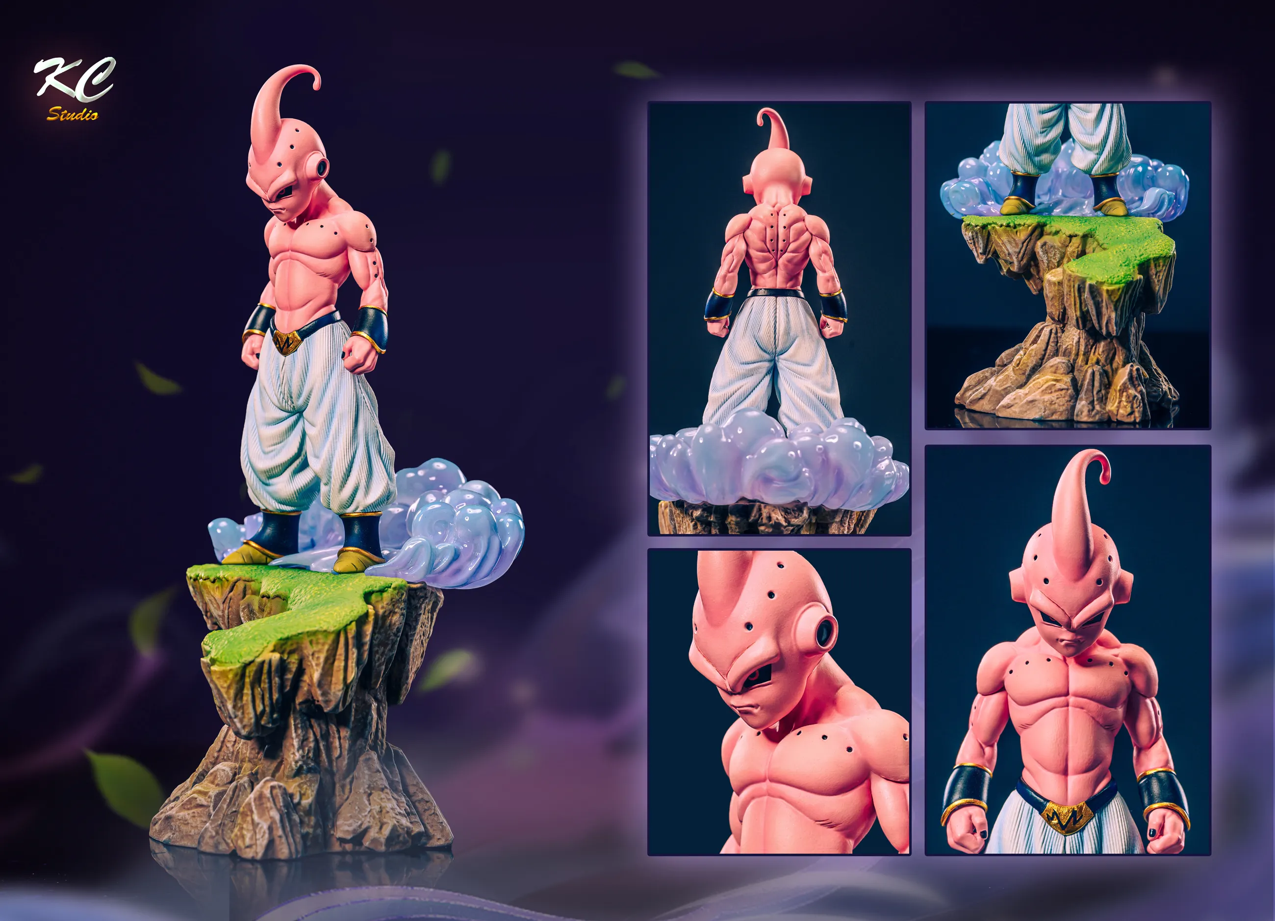 Figura De Anime De Dragon Ball Dar El Pulgar Majin Buu 25cm PVC Acción Goku Colección Modelo Juguetes Para Niños Regalos I.574226129