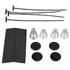 1 Set Car Electric Radiator Fan Mounting Kit Plastic Ties Straps Universal