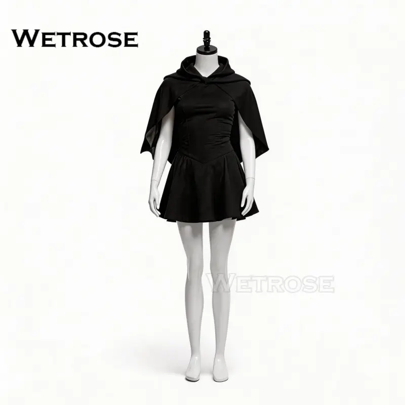 [Wetrose] Pre-Order Ghost Face Hooded Gown Full Set Cosplay Costume Halloween