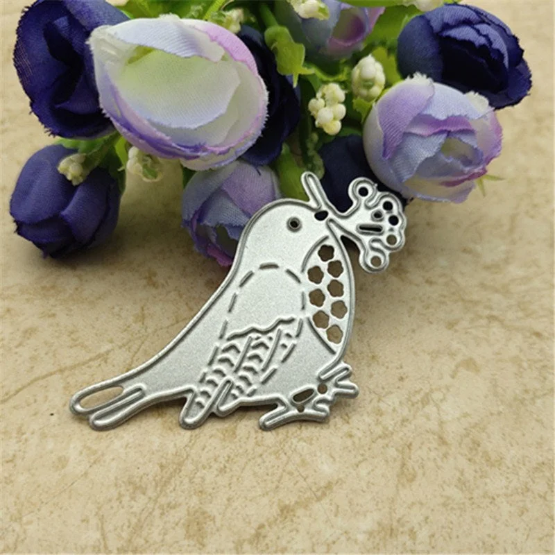 1 pcs Birds Metal Cutting Dies Stencil DIY Scrapbooking Photo Album Decor Embossing Cards Making DIY Crafts