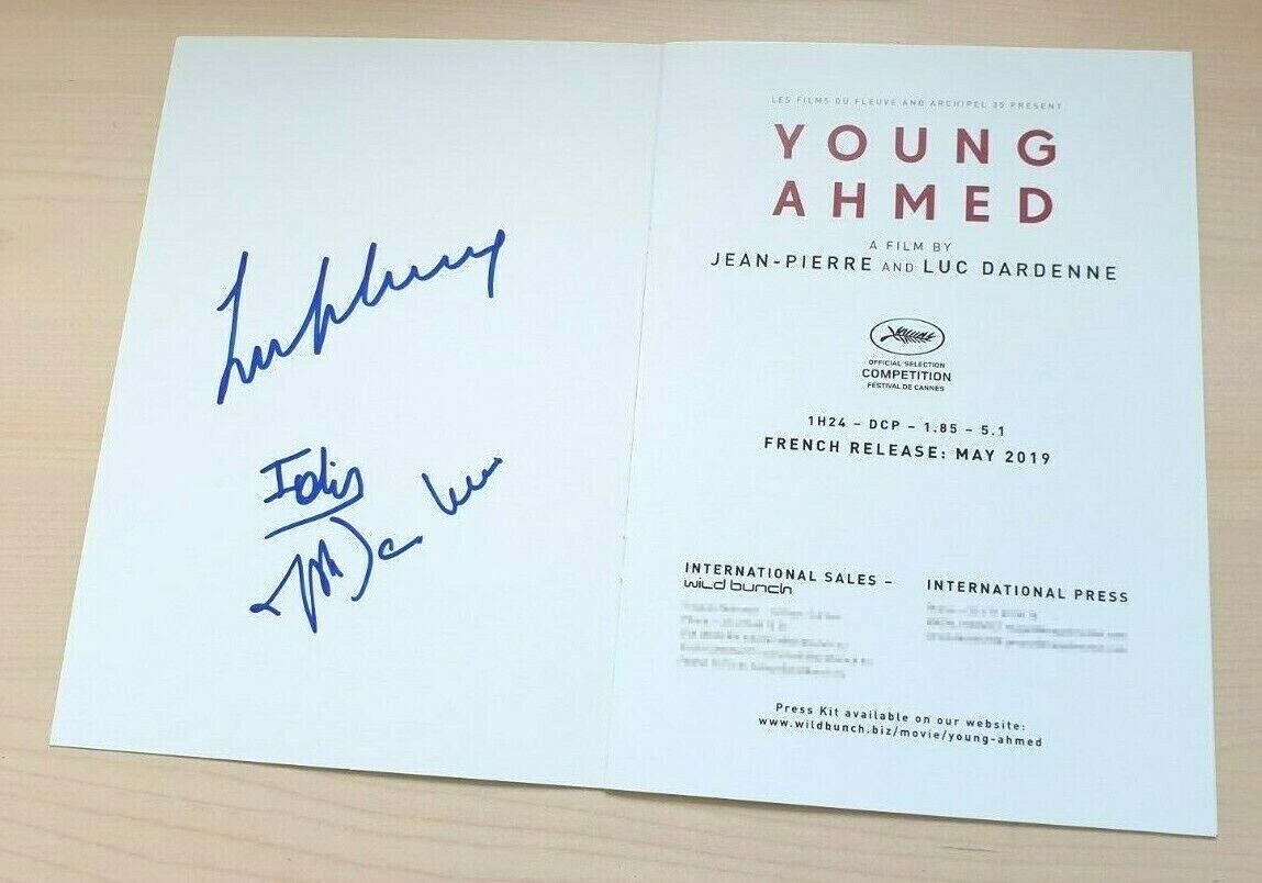 YOUNG AHMED Cast Signed Autographed Pressbook RACC COA Jean-Pierre Luc Dardenne