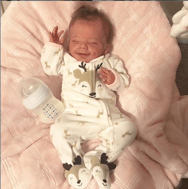 Super Realistic 15'' Epifana Real Lifelike Handmade Fantasy Reborn Baby Girl Doll with “Heartbeat” and Sound