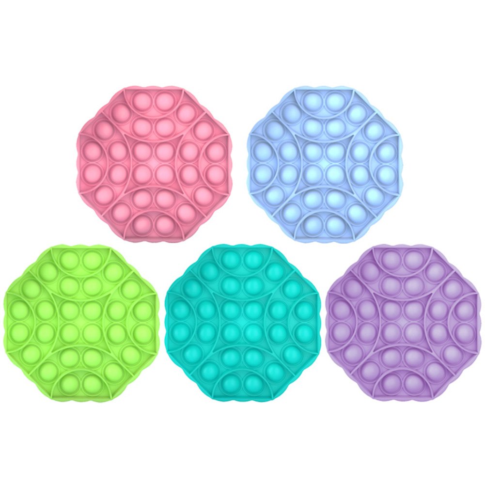 

Silicone Octagon Shape Push Bubble Autism Toys Adults Stress Relief Game, Purple, 501 Original