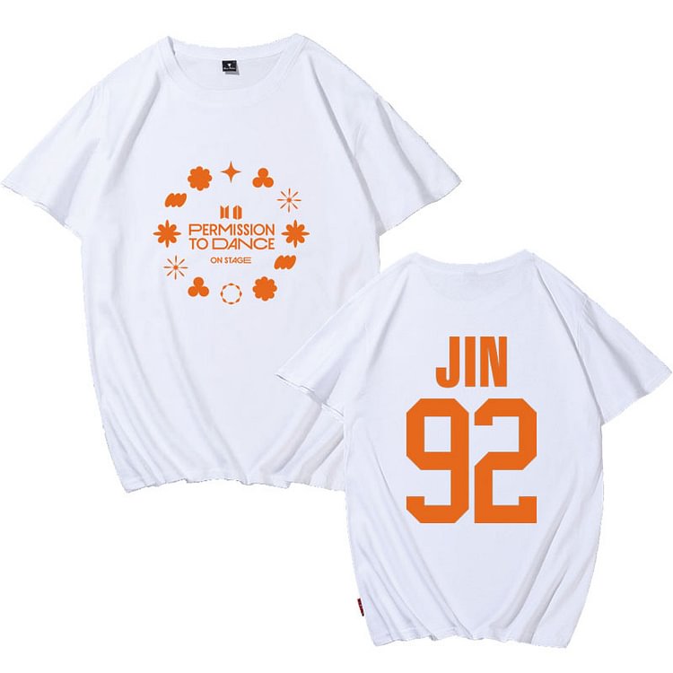 Permission To Dance On Stage JIN Candy Color T-shirt