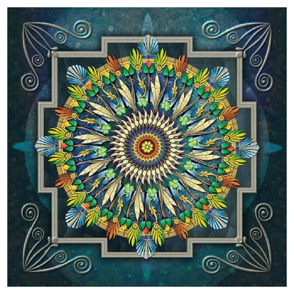 Ethnic Flower - Full Round - Diamond Painting
