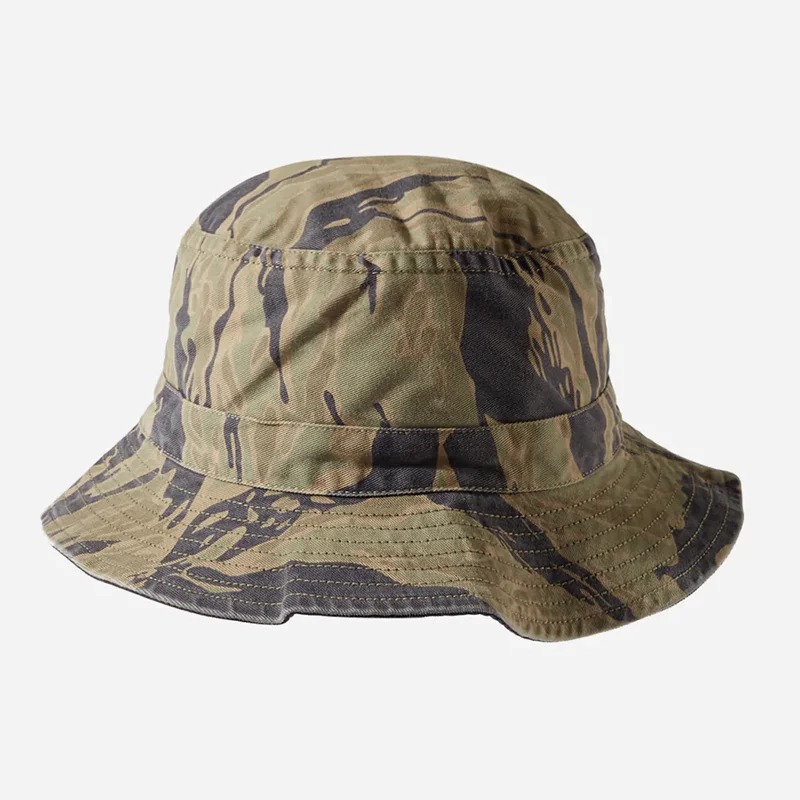 Fashion Tiger Skin Double-sided Cotton Twill Hat