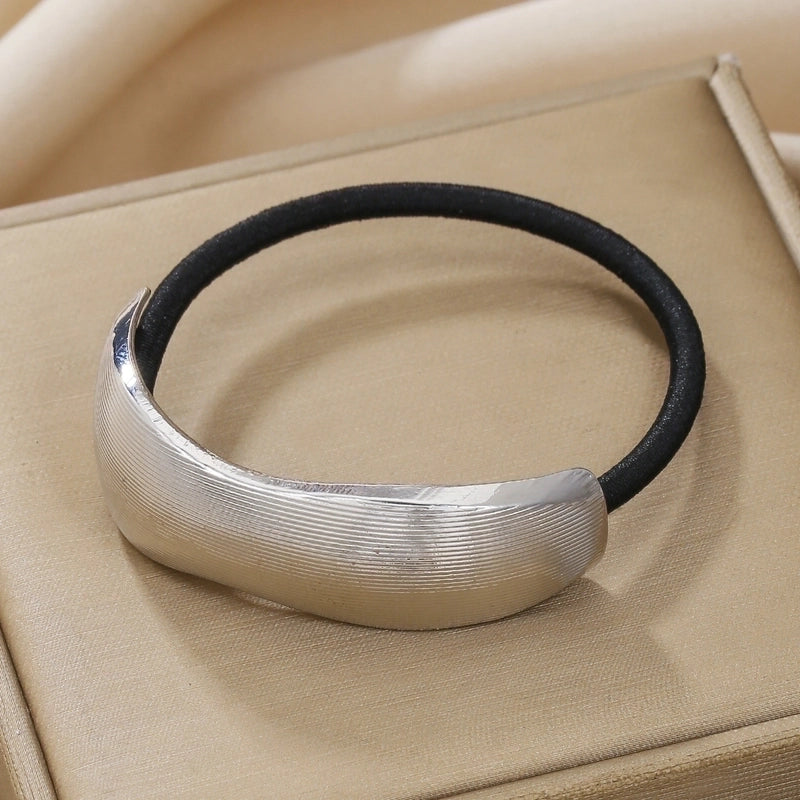 Women’s Elegant Streetwear Geometric Bow Knot Alloy Hair Tie