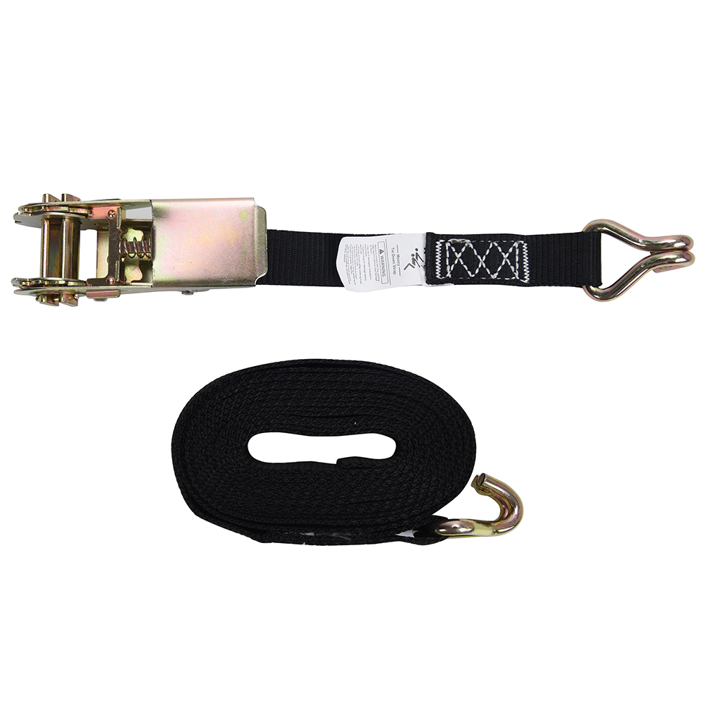 

1 inch x 12 feet Ratchet Strap Surfboard Kayak Roof Rack Tie Down w/ Hooks, 501 Original
