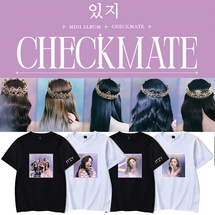 ITZY CHECKMATE Mini Album Photo T-shirt